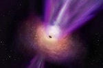 Scientists reveal first-ever image of violent events around black hole