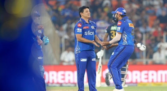 Shubman Gill could put up a 38-run partnership with his captain Hardik Pandya before Gujarat Titans met with another setback. Veteran leg spinner Piyush Chawla struck on the first delivery of his spell as he got Pandya caught in the deep. Pandya departed after making 13 in 14 balls as Gujarat Titans were 50/2 in 6.1 overs. 